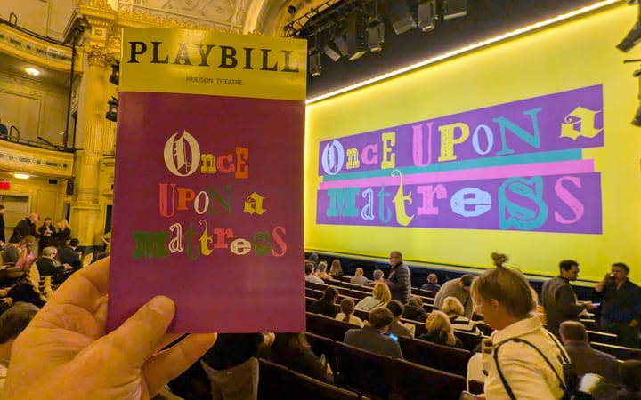 "Once Upon A Mattress" on Broadway